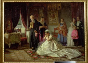 Przed ślubem, 1874